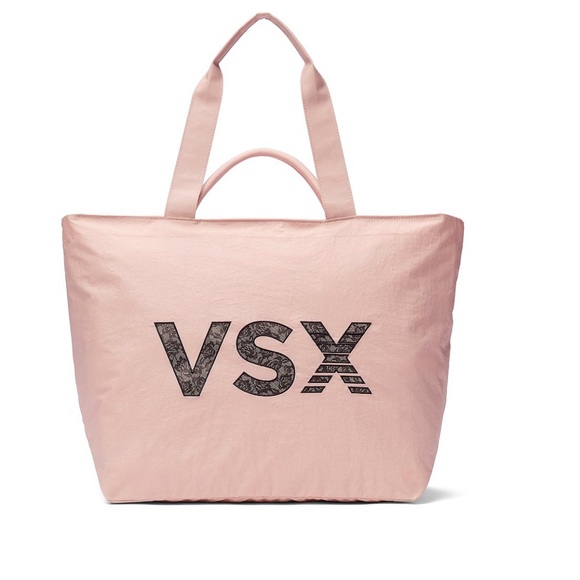 VSX Handbags - VSX Blush Pink Tote Bag with Logo